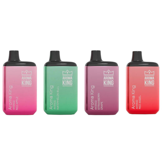 Aroma King AK5500 Puff Disposable Vape | New Metallic Device