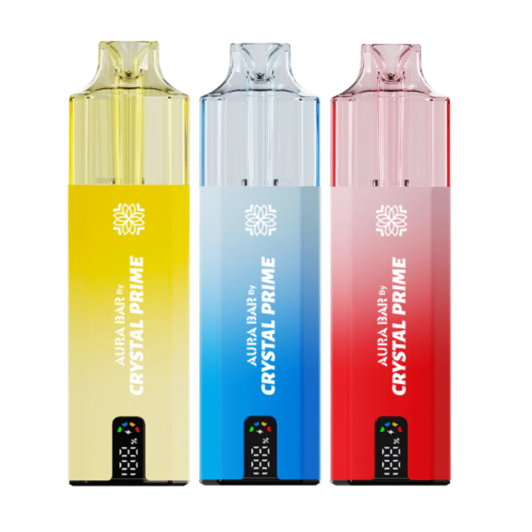aura bar vape Box Of 10 Crystal Prime 10000 Puffs Wholesale Lost Mary MT15000 Turbo Charger SE FLAVORS:FS 30K POD | BERRY BLISS