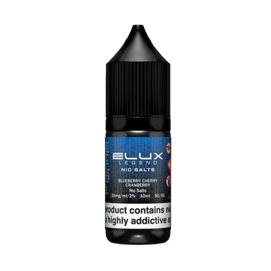 3x Blueberry Cherry Cranberry Elux Legend 10ml Nic Salt | Lowest Price In UK