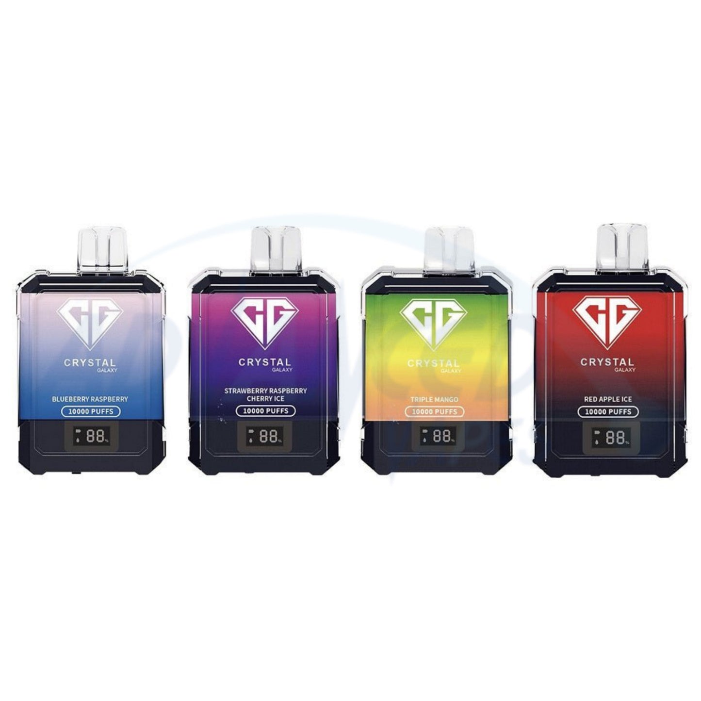 Box Of 10 Crystal Galaxy 10000 Puffs Disposable Vape