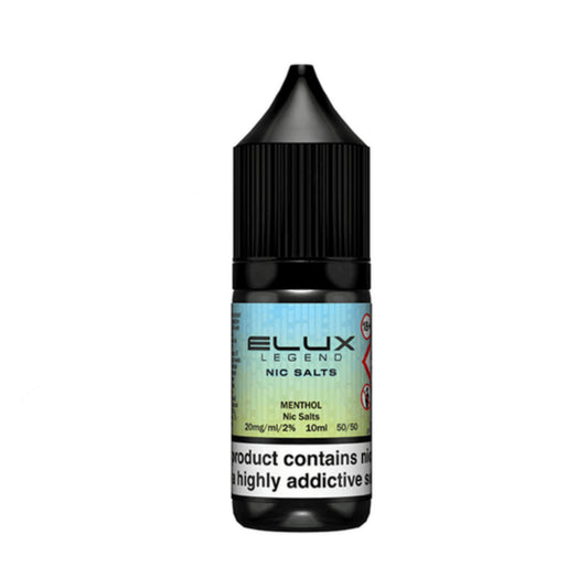 3x Menthol Elux Legend 10ml Nic Salt | Great Deal Today