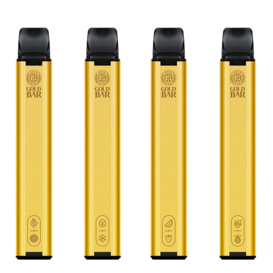 Gold Bar 600 Puffs Disposable Vape | 22 Best Flavours