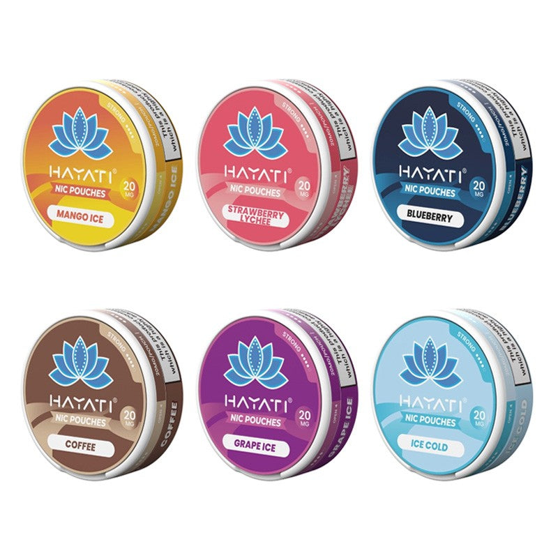 Hayati Nicotine Pouches - 12mg, 20mg, and 30mg