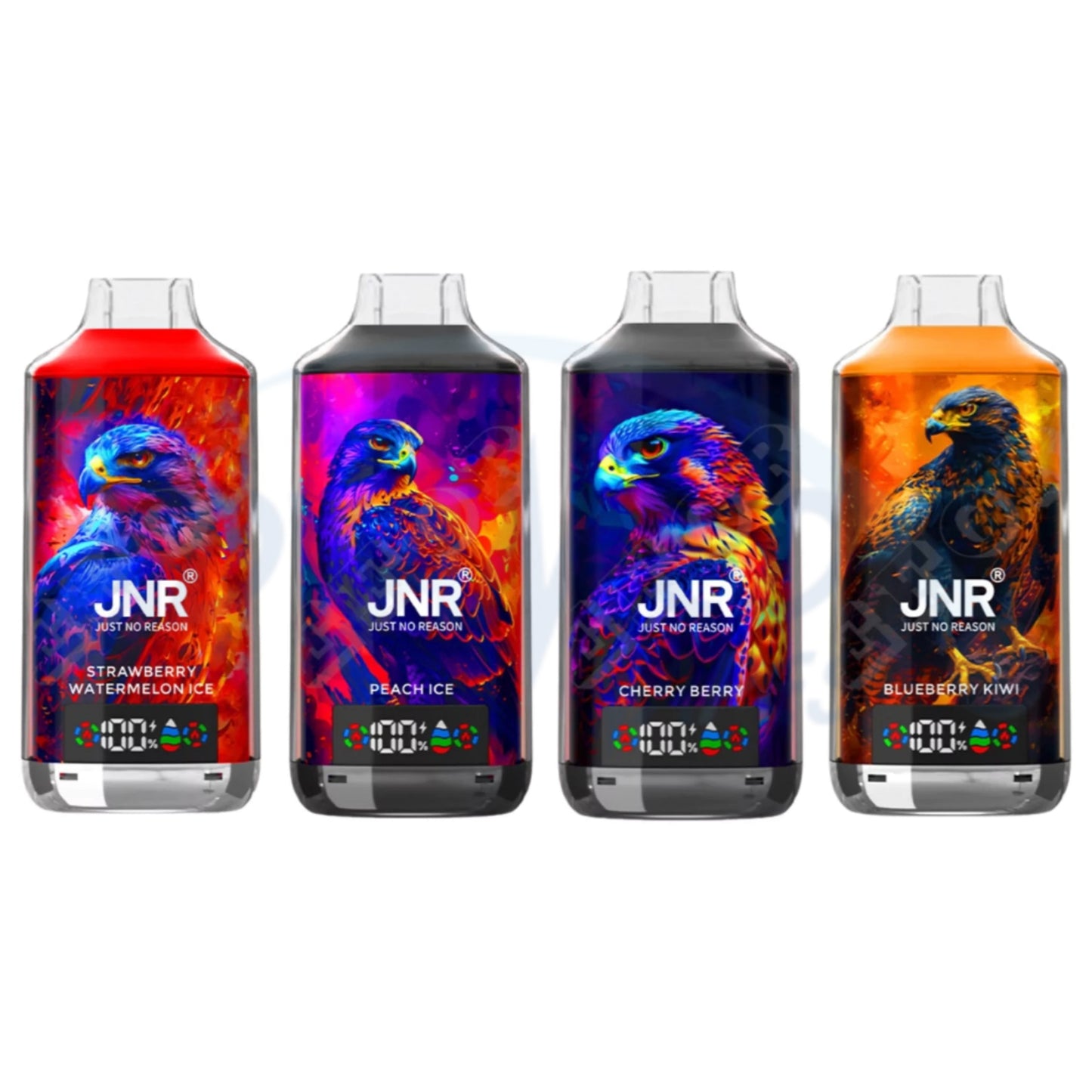 Box Of 8 JNR Falcon X-18000 Puffs Disposable Vape