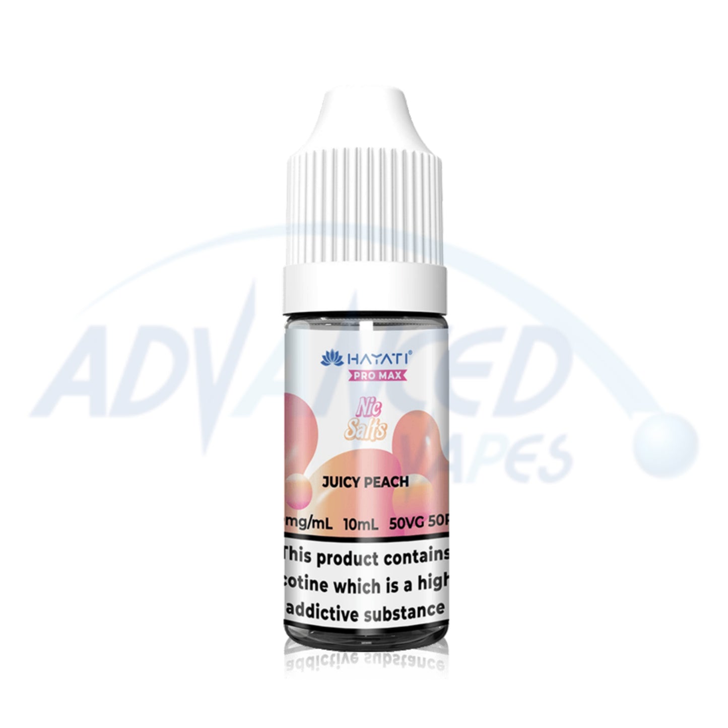 Juicy Peach Hayati Pro Max 10ml Nic Salt E-Liquid