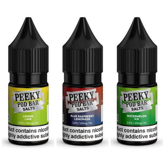 Peeky Blenders Pod Bar 10ml Nic Salts | Great Deal Today