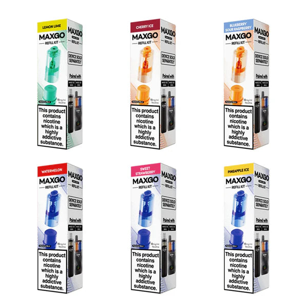 Relx MaxGo 12k and 33k Puffs Replacement Pods