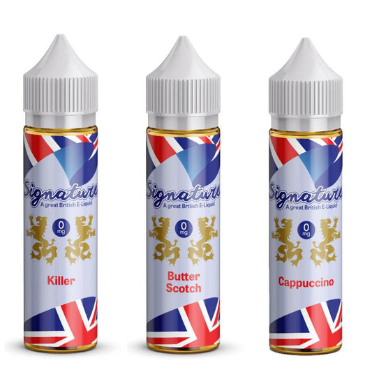 Signature 50ml E Liquid | Lowest Price In UK