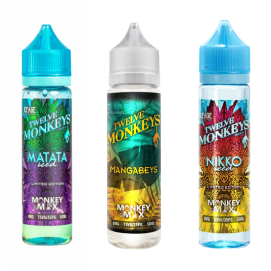 Twelve Monkeys Ice 50ml Shortfill | Great Deal Today
