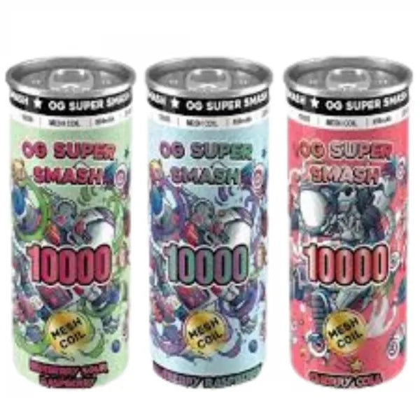 Box Of 10 OG Super Smash 10000 Puffs | 44.99£ Only