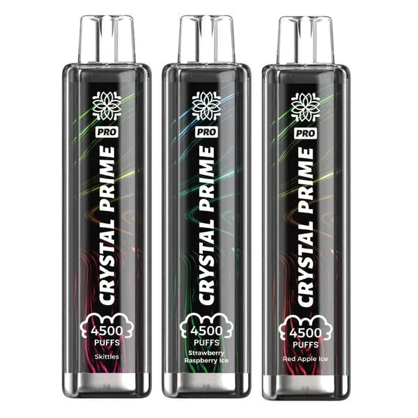 Box of 10 Crystal Prime Pro 4500 Puffs Vape Kit
