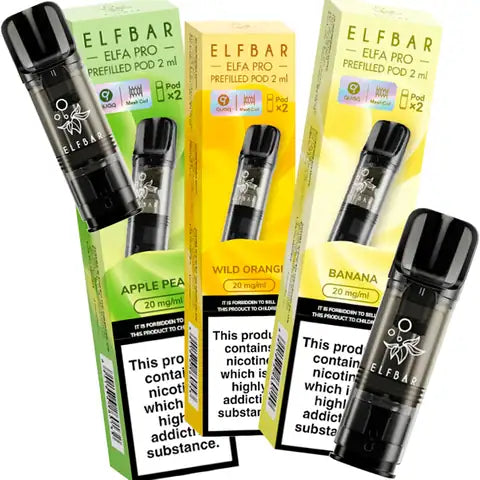 Box of 10 Elf Bar ELFA Pro Pre-filled Pods Pods| Wholesale Bulk Price