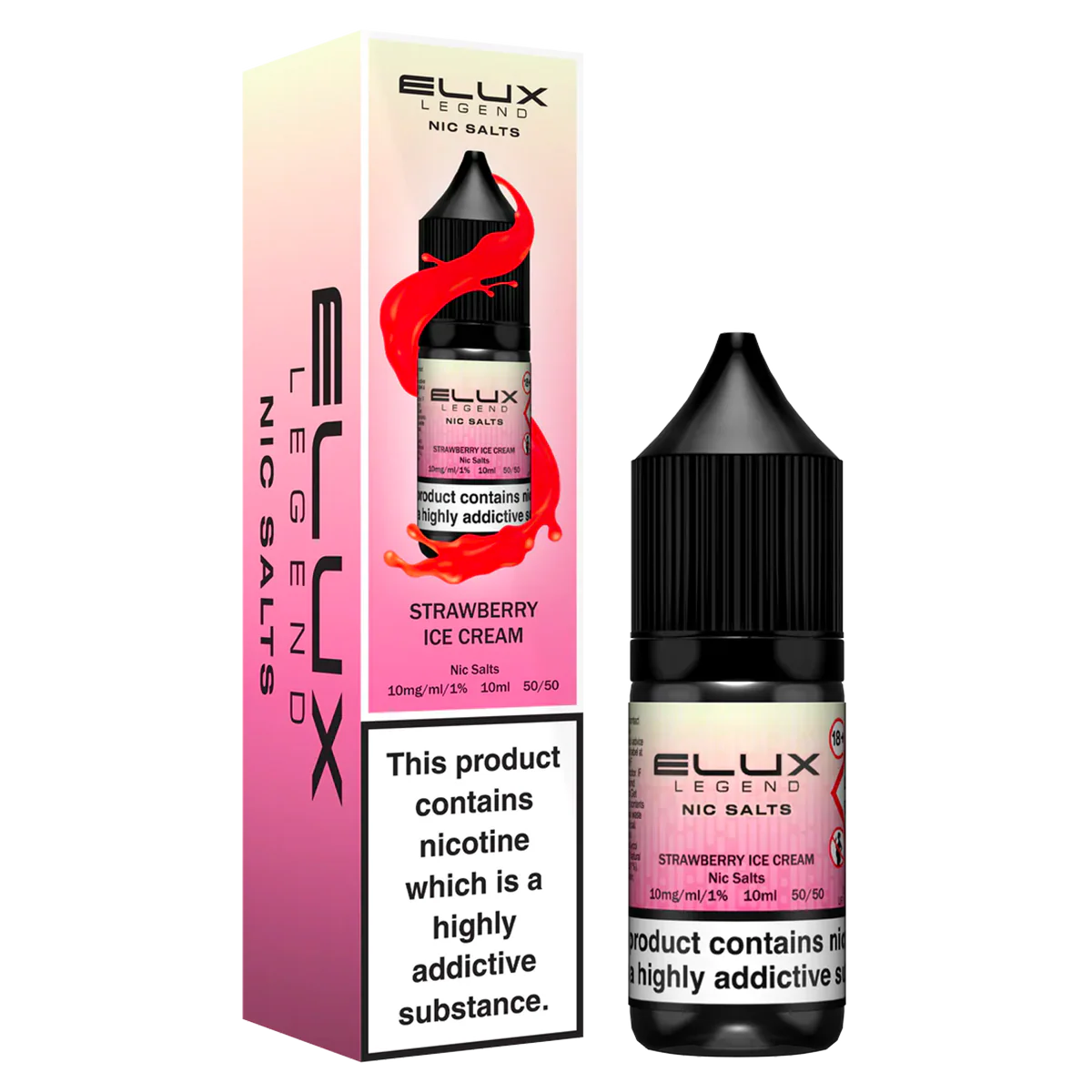 Strawberry Ice Cream Elux Legend 10ml Nic Salt