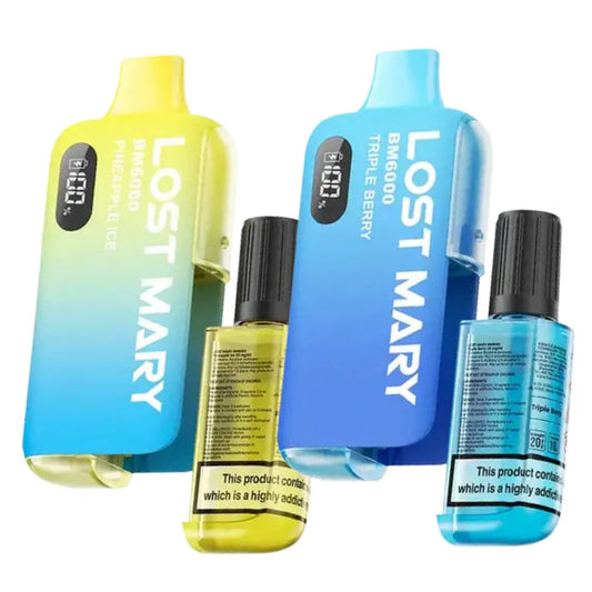 BOX OF 5 Lost Mary BM6000 Prefilled Pod Vape Kit | Wholesale Bulk Buy