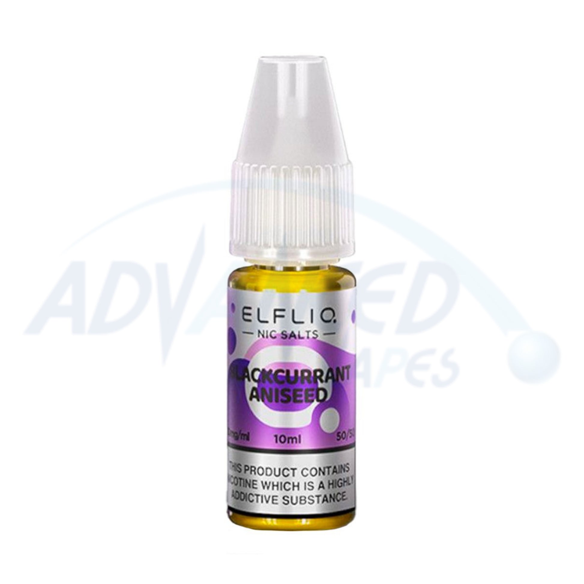 Blackcurrant Aniseed Elf Bar Elfliq 10ml Nic Salt