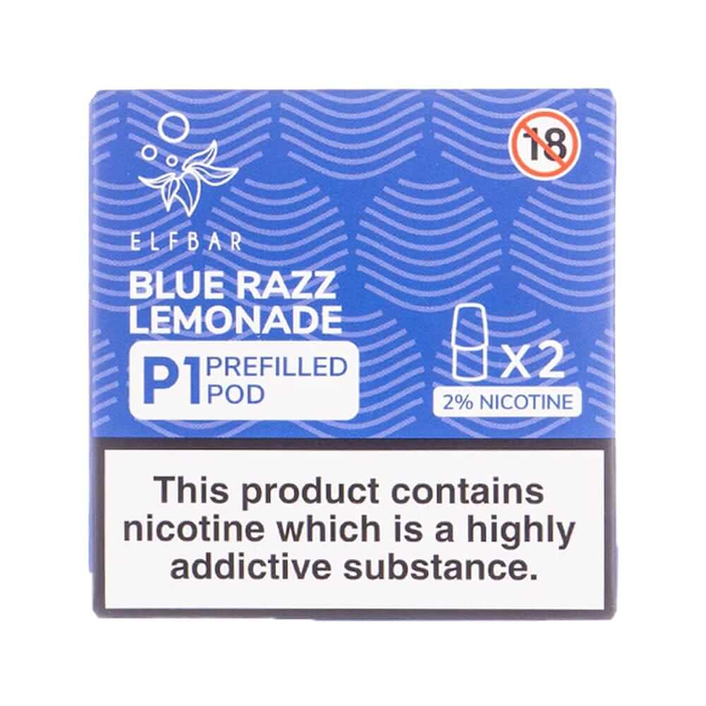 Blue Razz Lemonade Elf Bar Mate 500 PreFilled Pods P1 