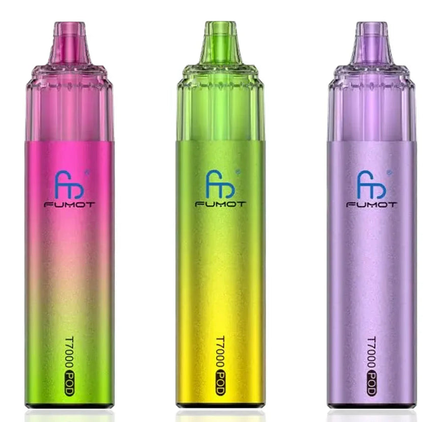 Box of 10 Fumot RandM T7000 Prefilled Pod Vape Kit – 7000 Puffs