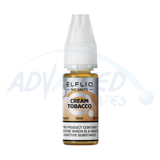 Cream Tobacco Elfliq 10ml Nic Salt