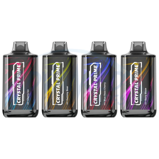 Crystal Prime Deluxe 18000 Puffs – Box of 5 (Clearance Sale)