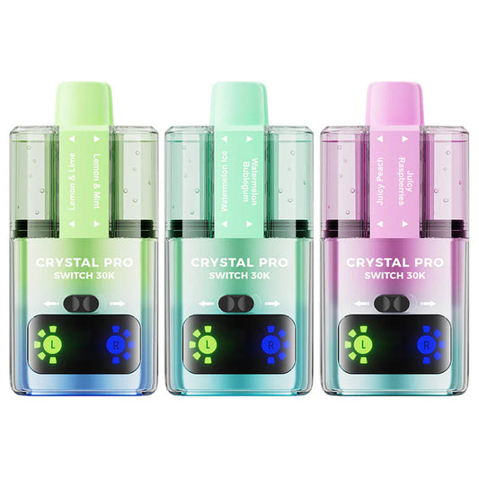 Crystal Pro Switch 30K Puff Disposable Vape Pod Kit