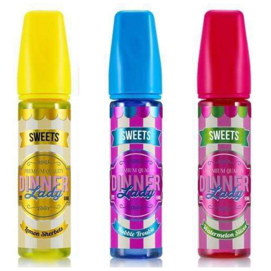 Dinner Lady Sweets Range 50ml Shortfill