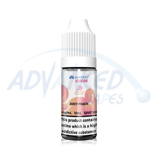 Juicy Peach Hayati Pro Max 10ml Nic Salt E-Liquid