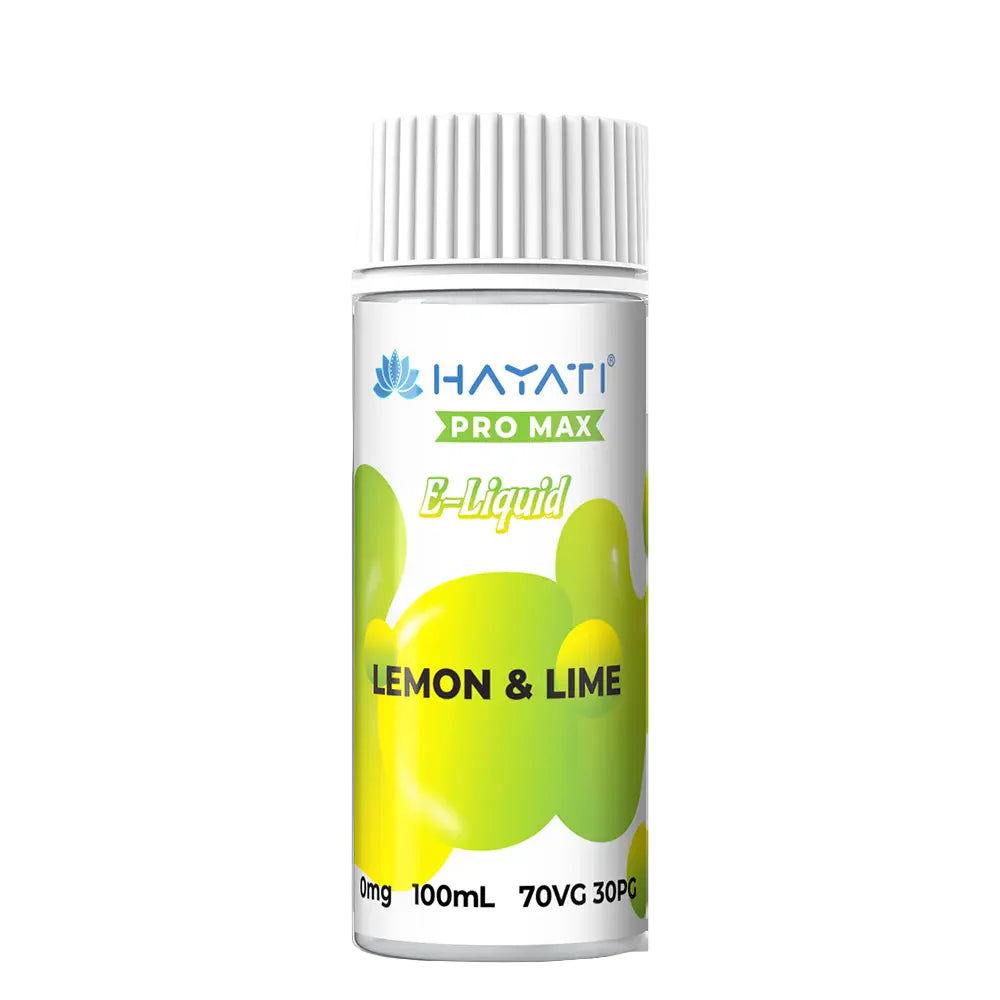 Lemon And Lime Hayati Pro Max 100ml E-Liquid Vape Juice