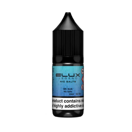 3x Mr Blue Elux Legend Nic Salt 10ml | Great Deal Today