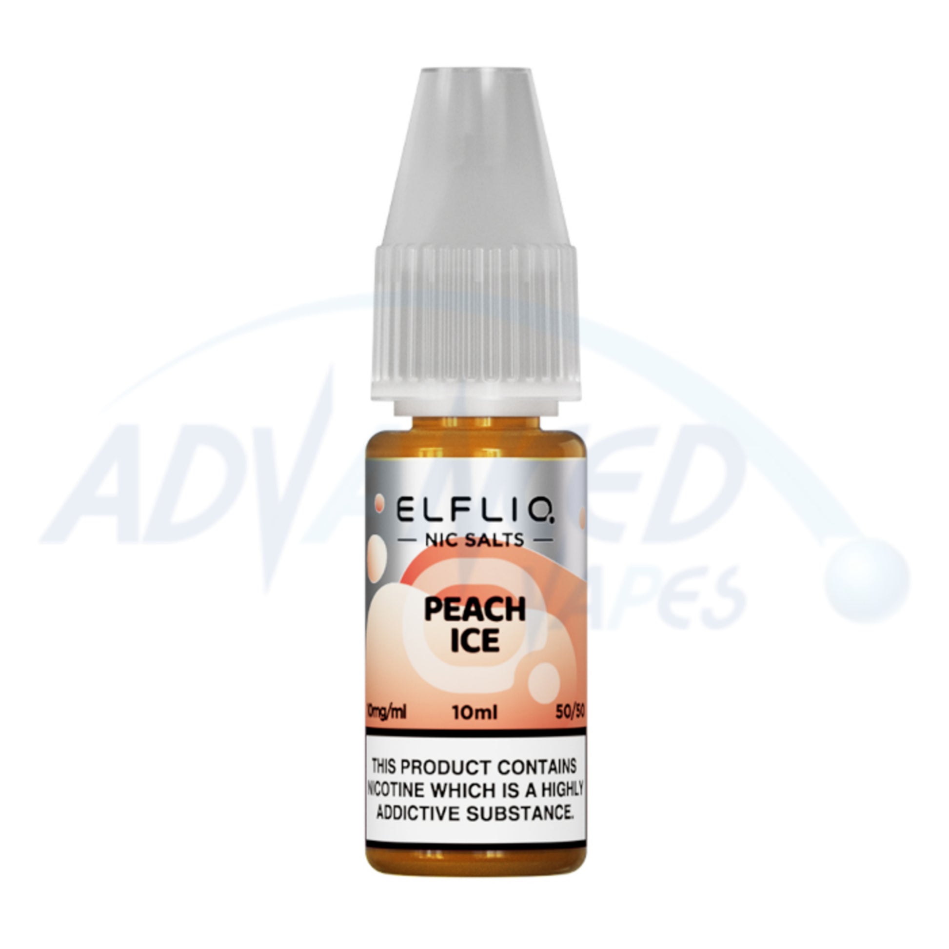 Peach-Ice-Elf-Bar-Elfliq-10ml-Nic-Salt