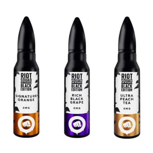 Riot 50ml  Squad Black Edition Range