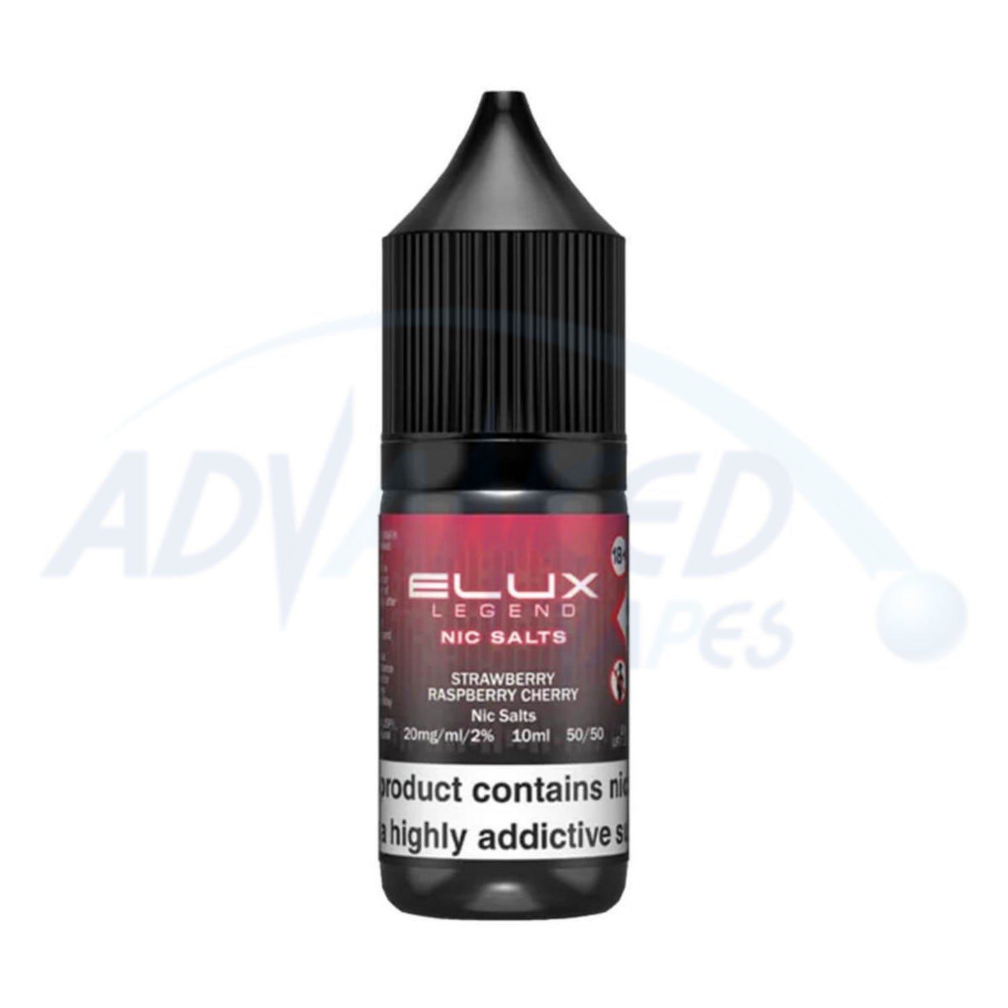 Strawberry Raspberry Cherry Elux Legend 10ml Nic Salt