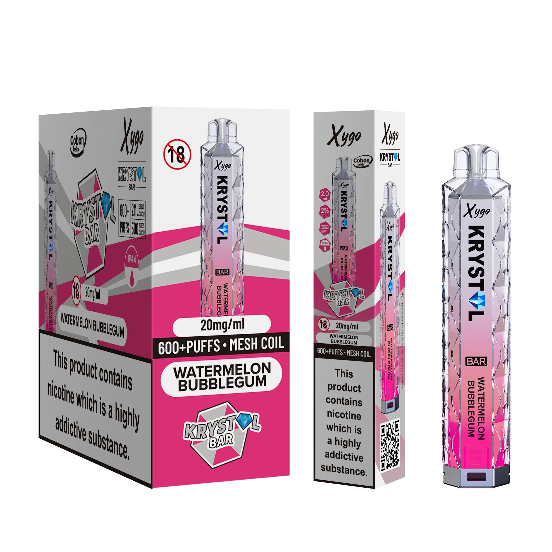 XYGO Krystal 600 Box of 10
